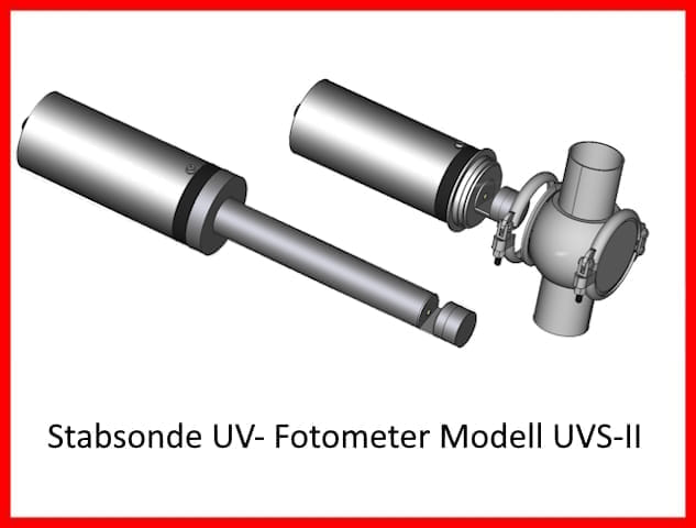 Stabsonde UV- Fotometer Modell UVS-1